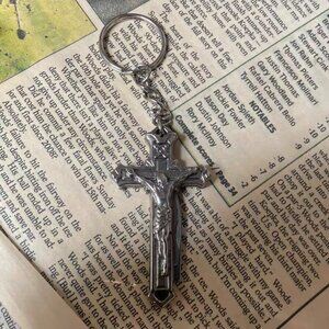 Supreme Cross Keychain